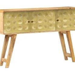 Be Basic Skänk Massivt Mangoträ 120x30x80 Cm -Chilli shop skank massivt mangotra 120x30x80 cm guld 3233632