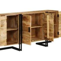 Be Basic Skänk Massivt Mangoträ 150x40x80 Cm -Chilli shop skank massivt mangotra 150x40x80 cm brun 3609431