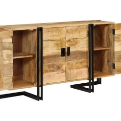 Be Basic Skänk Massivt Mangoträ 150x40x80 Cm -Chilli shop skank massivt mangotra 150x40x80 cm brun 3609432