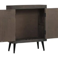 Be Basic Skänk Massivt Mangoträ 60x30x76 Cm -Chilli shop skank massivt mangotra 60x30x76 cm gra 3504495