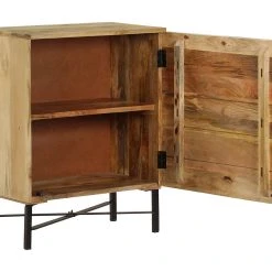 Be Basic Skänk Massivt Mangoträ 60x35x75 Cm -Chilli shop skank massivt mangotra 60x35x75 cm brun 4937314