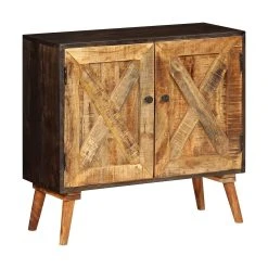 Be Basic Skänk Massivt Mangoträ 85x30x75 Cm