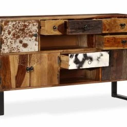 Be Basic Skänk Massivt Sheshamträ 140x30x80 Cm -Chilli shop skank massivt sheshamtra 140x30x80 cm brun 2717069