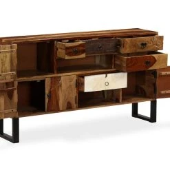 Be Basic Skänk Massivt Sheshamträ 140x30x80 Cm -Chilli shop skank massivt sheshamtra 140x30x80 cm brun 2717070