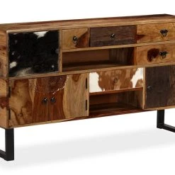 Be Basic Skänk Massivt Sheshamträ 140x30x80 Cm -Chilli shop skank massivt sheshamtra 140x30x80 cm brun 2717071