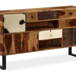 Be Basic Skänk Massivt Sheshamträ 140x30x80 Cm -Chilli shop skank massivt sheshamtra 140x30x80 cm brun 2717073