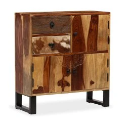 Be Basic Skänk Massivt Sheshamträ 70x30x80 Cm -Chilli shop skank massivt sheshamtra 70x30x80 cm brun 2717046