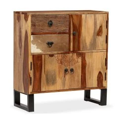 Be Basic Skänk Massivt Sheshamträ 70x30x80 Cm -Chilli shop skank massivt sheshamtra 70x30x80 cm brun 2717047