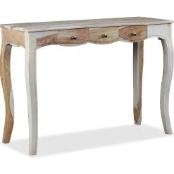 Be Basic Skänk Med 3 Lådor Massivt Sheeshamträ 110x40x76 Cm