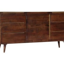 Be Basic Skänk Med 6 Lådor 175x40x82 Cm Massivt Mangoträ