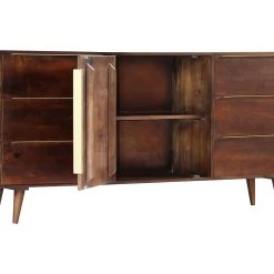 Be Basic Skänk Med 6 Lådor 175x40x82 Cm Massivt Mangoträ -Chilli shop skank med 6 lador 175x40x82 cm massivt mangotra brun 4455602