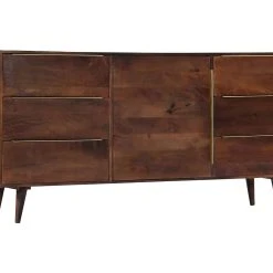 Be Basic Skänk Med 6 Lådor 175x40x82 Cm Massivt Mangoträ -Chilli shop skank med 6 lador 175x40x82 cm massivt mangotra brun 4455606