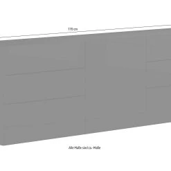 Skänk Metzera 170 Cm Dörr + 6 Lådor -Chilli shop skank metzera 170 cm dorr 6 lador antracit hogglans 4465381