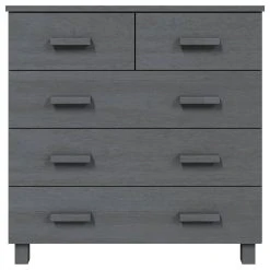 Skänk Ljusgrå 79x40x80 Cm Massiv Furu -Chilli shop skank morkgra 79x40x80 cm massiv furu morkgra 4893421