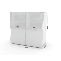 Skänk Ondres 90 Cm 2 Dörrar -Chilli shop skank ondres 90 cm 2 dorrar vit hogglans 4465270