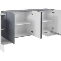 Skänk Pilander 210 Cm 6 Dörrar -Chilli shop skank pilander 210 cm 6 dorrar vitsvart 4465203