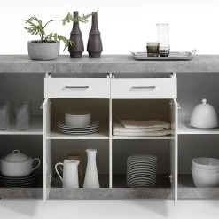 In Living Skänk Rhonda 160 Cm -Chilli shop skank rhonda 160 cm vitbetong 1848592