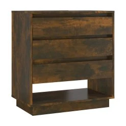 Skänk Rökfärgad Ek 70x41x75 Cm Spånskiva