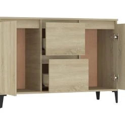 Be Basic Skänk Vit 104x35x70 Cm Spånskiva -Chilli shop skank sonoma ek 104x35x70 cm spanskiva ek 3496899