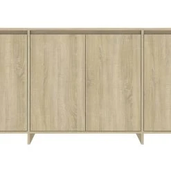 Skänk Brun Ek 135x41x75 Cm Spånskiva -Chilli shop skank sonoma ek 135x41x75 cm spanskiva ek 4469135