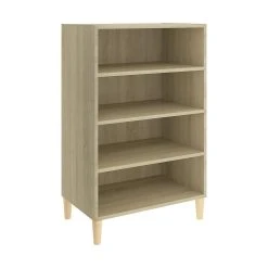 Be Basic Skänk Sonoma-ek 57x35x90 Cm Spånskiva