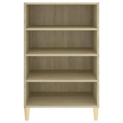 Be Basic Skänk Sonoma-ek 57x35x90 Cm Spånskiva -Chilli shop skank sonoma ek 57x35x90 cm spanskiva brun 3751947