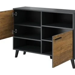 Skänk Soulens 100x30x85 Cm -Chilli shop skank soulens 100x30x85 cm antracitsvart 4933812