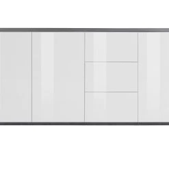 Skänk Sundern 160 Cm 3 Dörrar + Låda -Chilli shop skank sundern 160 cm 3 dorrar lada antracitvit hogglans 4465367