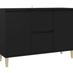 Be Basic Skänk Svart 103,5x35x70 Cm Spånskiva