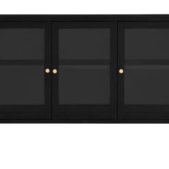 Be Basic Skänk Vit 105x35x70 Cm Stål Och Glas -Chilli shop skank svart 105x35x70 cm stal och glas svart 4198120