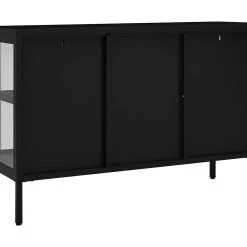 Be Basic Skänk Vit 105x35x70 Cm Stål Och Glas -Chilli shop skank svart 105x35x70 cm stal och glas svart 4198123