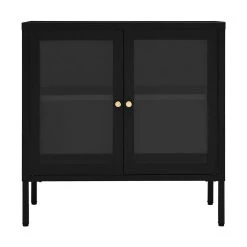 Be Basic Skänk Svart 70x35x70 Cm Stål Och Glas -Chilli shop skank svart 70x35x70 cm stal och glas svart 4198385