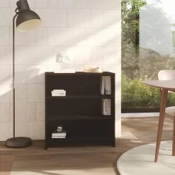 Be Basic Skänk Brun Ek 70x40,5x75 Cm Spånskiva -Chilli shop skank svart 70x405x75 cm spanskiva svart 4893109