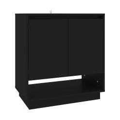 Be Basic Skänk Vit Högglans 70x41x75 Cm Spånskiva