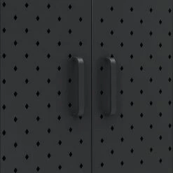 Be Basic Skänk Svart 75x35x75 Cm Stål -Chilli shop skank svart 75x35x75 cm stal svart 4199438