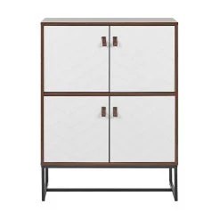 Skänk Tajarja 76x39 Cm -Chilli shop skank tajarja 76x39 cm morkbrunvit 3605135