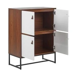 Skänk Tajarja 76x39 Cm -Chilli shop skank tajarja 76x39 cm morkbrunvit 3605136