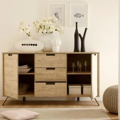 Tegelbakken Skänk Terreno 156 Cm 2 Dörrar 3 Lådor -Chilli shop skank terreno 156 cm 2 dorrar 3 lador ek 2716086