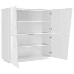 Skänk Vegara 120 Cm 4 Dörrar -Chilli shop skank vegara 120 cm 4 dorrar vit hogglans 4465207