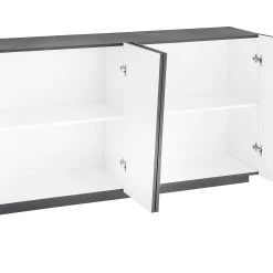 Skänk Vegara 159 Cm 4 Dörrar -Chilli shop skank vegara 159 cm 4 dorrar antracit 4465197