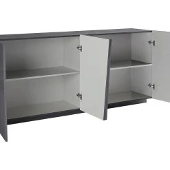 Skänk Vegara 200 Cm 4 Dörrar -Chilli shop skank vegara 200 cm 4 dorrar antracit 4465200