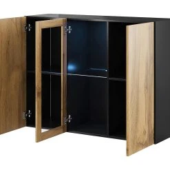 Skänk Vigan 120x38x90 Cm -Chilli shop skank vigan 120x38x90 cm svartekfarg 4464477