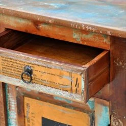 Be Basic Skänk Vintage återvunnet Trä 2 Lådor 2 Luckor -Chilli shop skank vintage atervunnet tra 2 lador 2 luckor brun 4896622