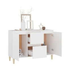 Be Basic Skänk Vit 103,5x35x70 Cm Spånskiva -Chilli shop skank vit 1035x35x70 cm spanskiva vit 3231031