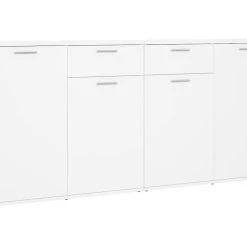 Be Basic Skänk Vit 160x36x75 Cm Spånskiva