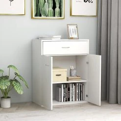 Be Basic Skänk Vit 60x30x75 Cm Spånskiva -Chilli shop skank vit 60x30x75 cm spanskiva vit 3494252