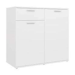 Be Basic Skänk Vit 80x36x75 Cm Spånskiva