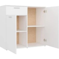 Be Basic Skänk Vit 80x36x75 Cm Spånskiva -Chilli shop skank vit 80x36x75 cm spanskiva vit 2959963