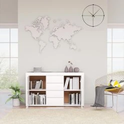 Be Basic Skänk Vit Högglans 120x36x69 Cm Spånskiva -Chilli shop skank vit hogglans 120x36x69 cm spanskiva vit 2846139