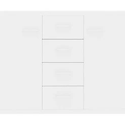 Be Basic Skänk Vit Högglans 88x30x65 Cm Spånskiva -Chilli shop skank vit hogglans 88x30x65 cm spanskiva vit 2843632